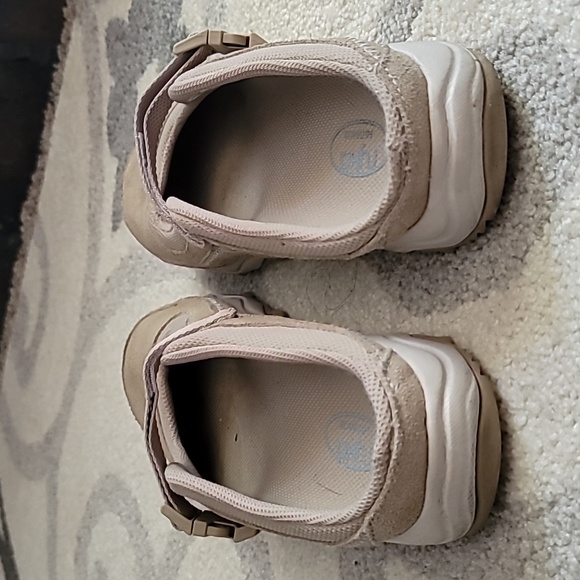 Ryka mule sneaker slipon 9 womens light tan suede textile adjustable comfy - Picture 4 of 9